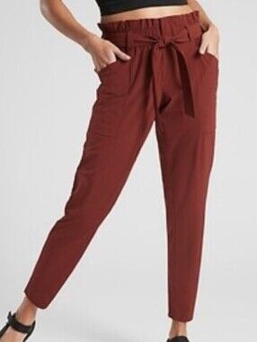 Athleta Skyline Pant Red/Brown EUC